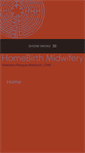 Mobile Screenshot of homebirthmidwifery.com
